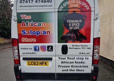 Creative Vehicle Graphics in Telford